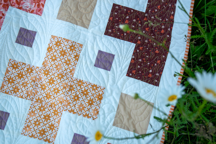 Amber Sunset Violet Quilt Kit