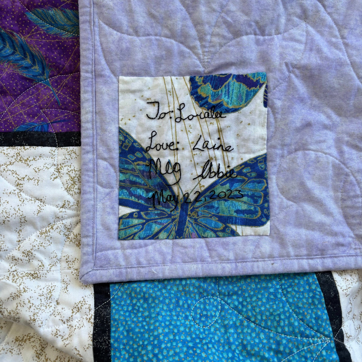 How To Make Hand-Embroidered Quilt Labels