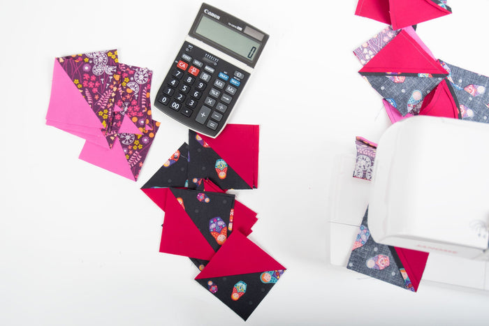 How To Calculate Yardage Needed for an HST quilt