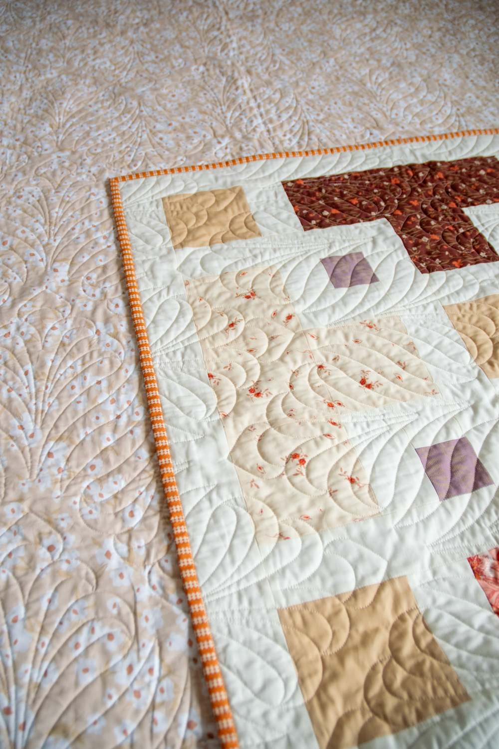 Amber Sunset Violet Quilt Kit