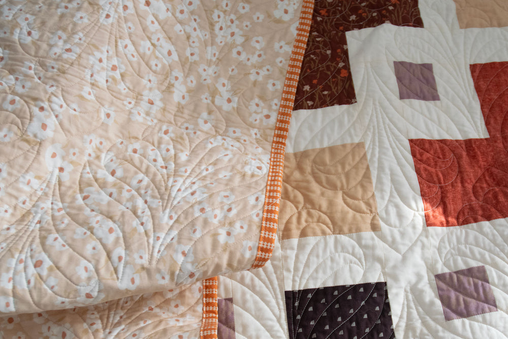 Amber Sunset Violet Quilt Kit