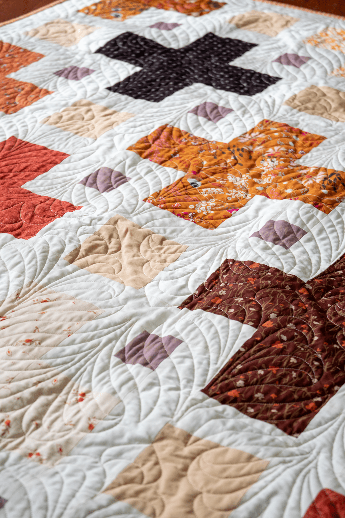 Amber Sunset Violet Quilt Kit | Art Gallery Fabrics