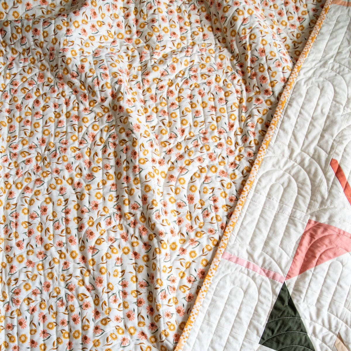 Golden Hour Gertrude's Star Backing Fabric 7½ Yards