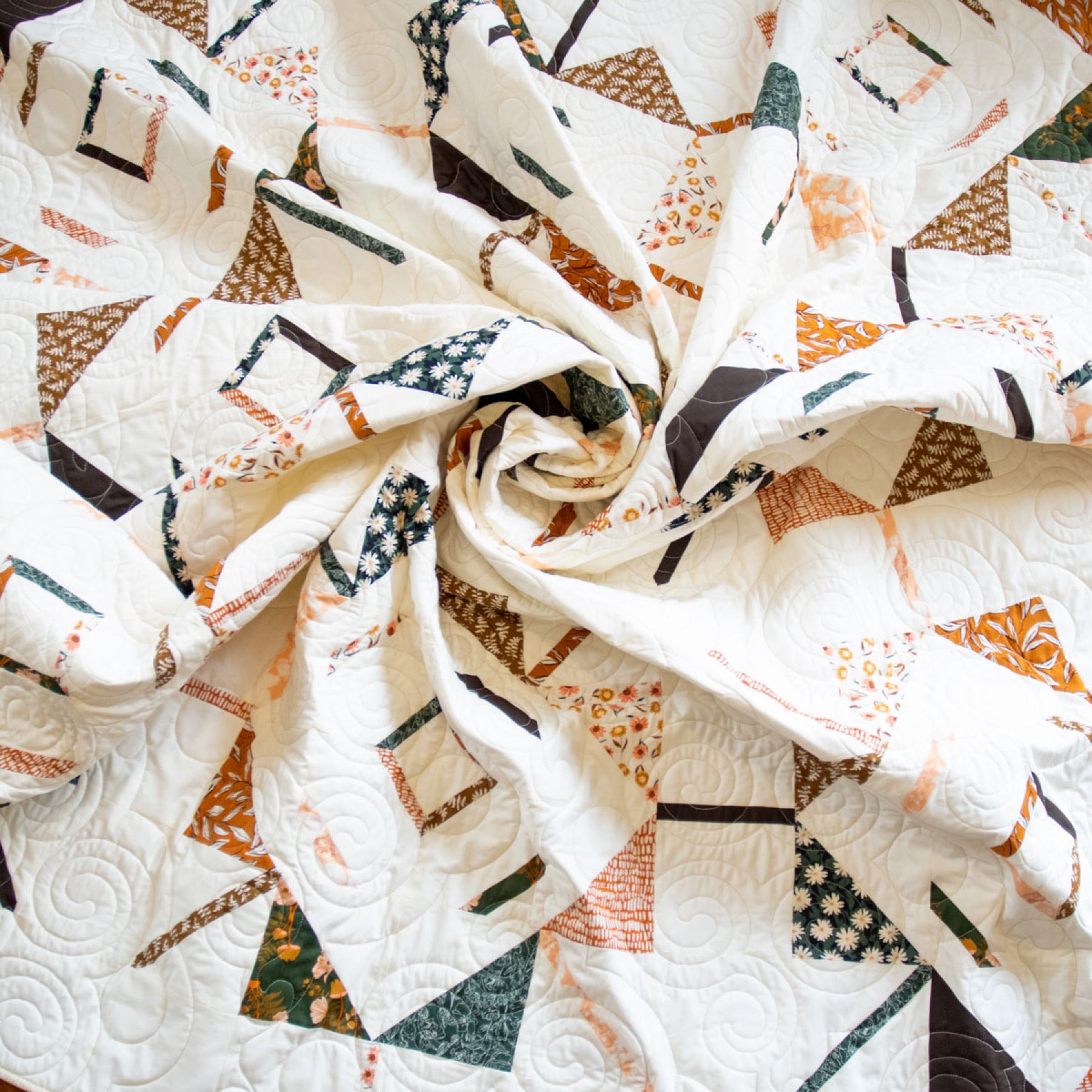 Gertrude's Star Quilt Pattern - printed
