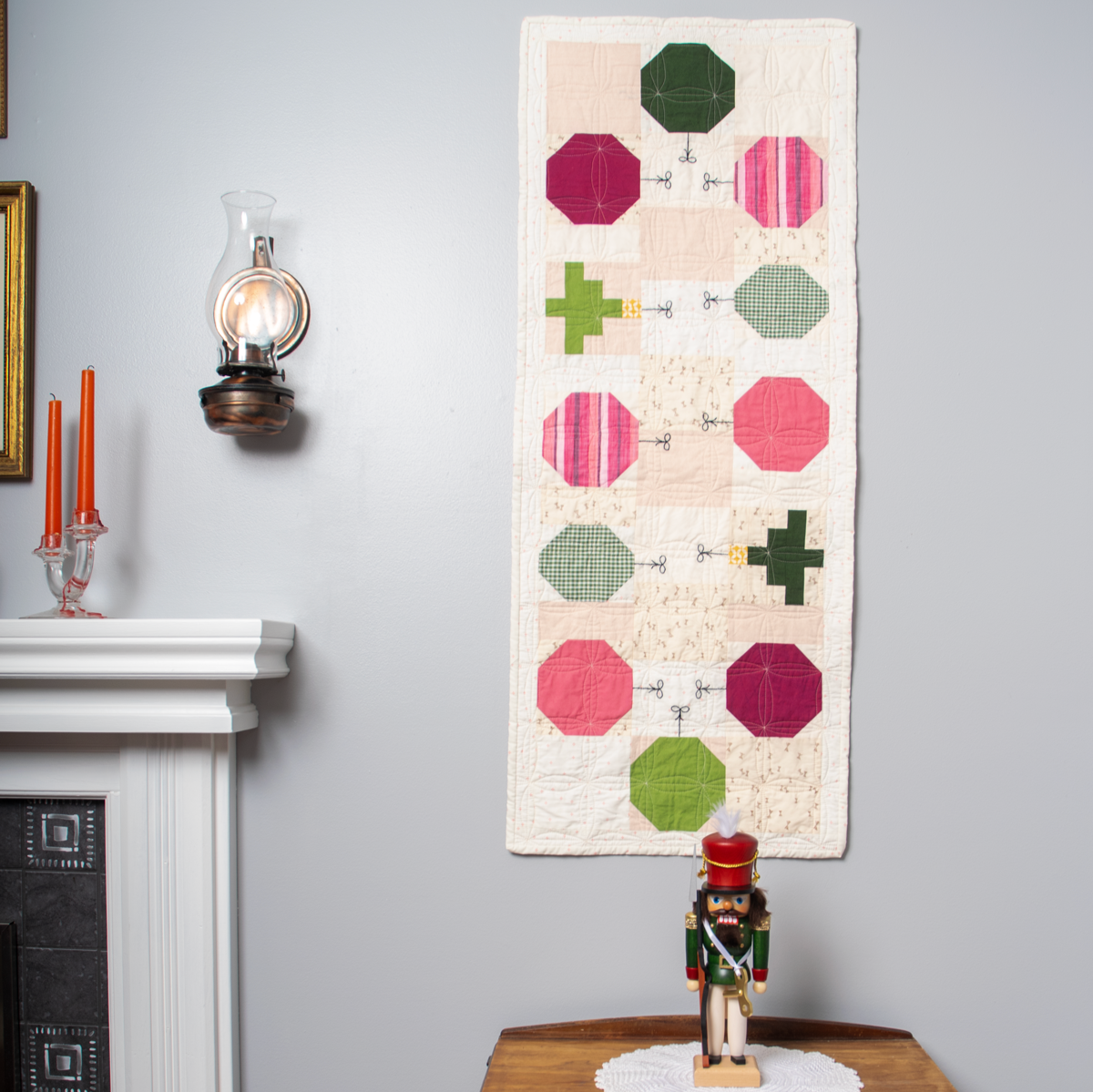 Gloria Woven Christmas Table Runner Quilt Kit