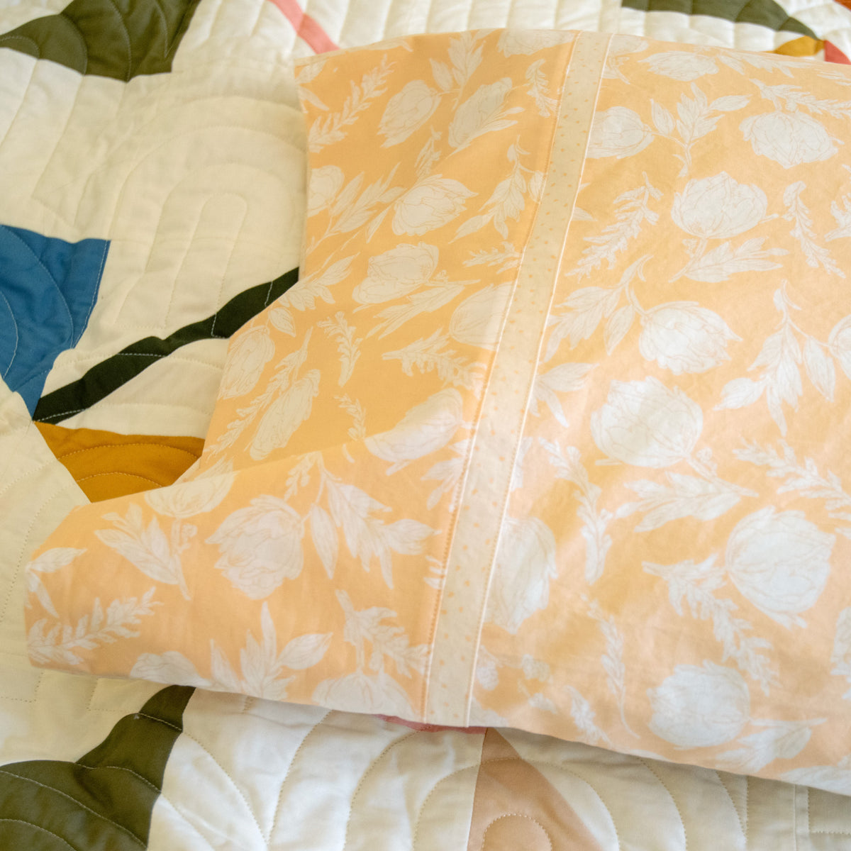 Peachy Blooms Ida's Pillowcase Sewing Kit