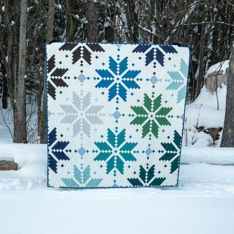 Knitted Star Quilt Pattern