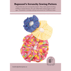 Rapunzel's Scrunchy Sewing Pattern