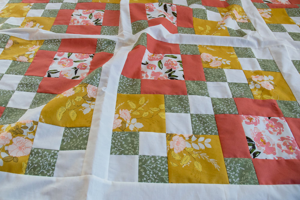 Art Gallery FabricsRose Garden Laura's 4 - Patch Large Throw Fabric KitQuilt Kits