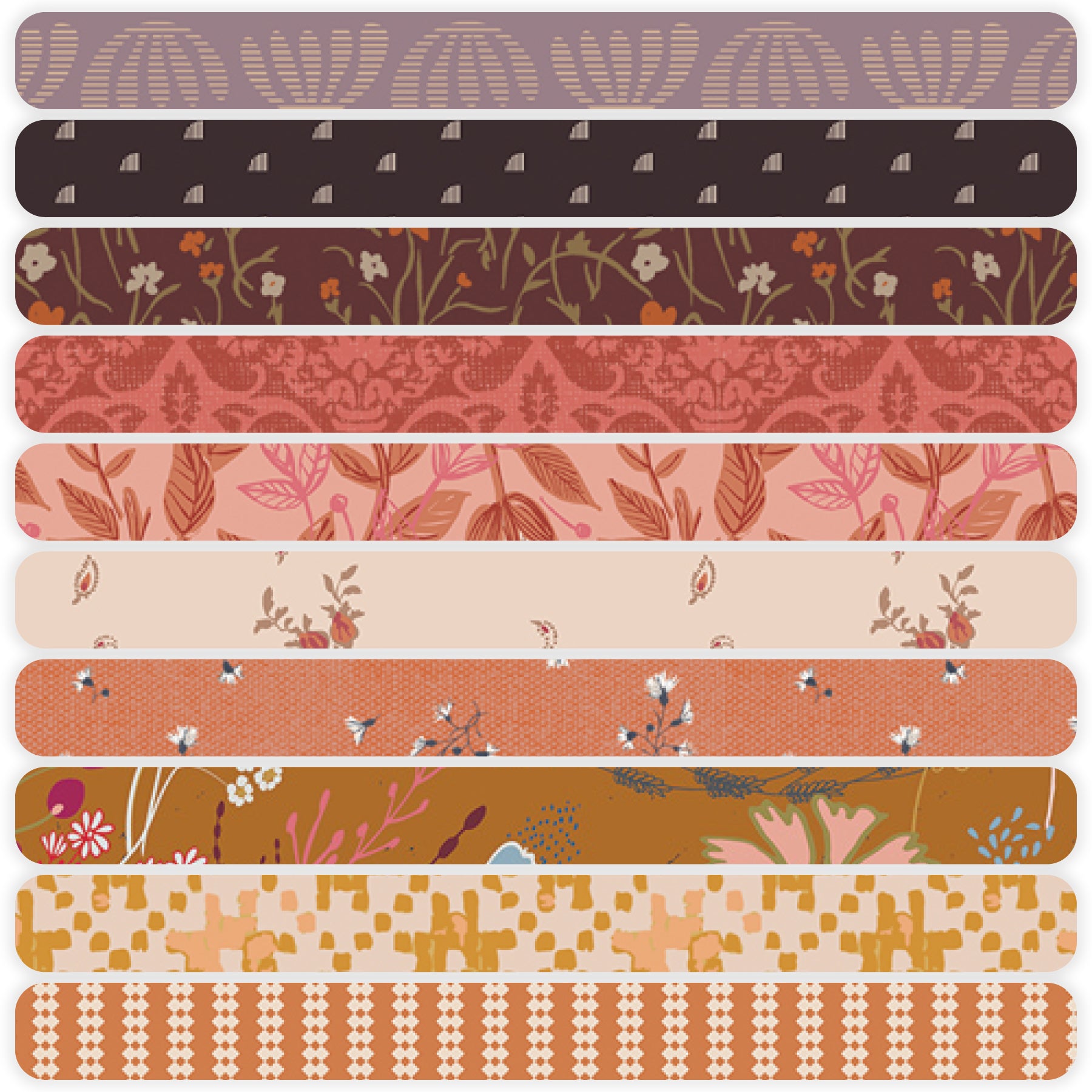 Amber Sunset Fat Quarter Bundle