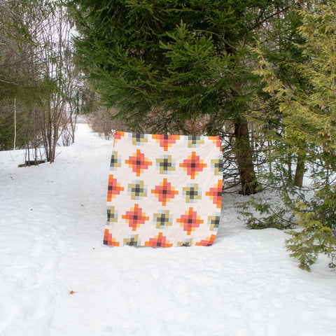 Terracotta Thyme Granny Cabin Fabric Kit