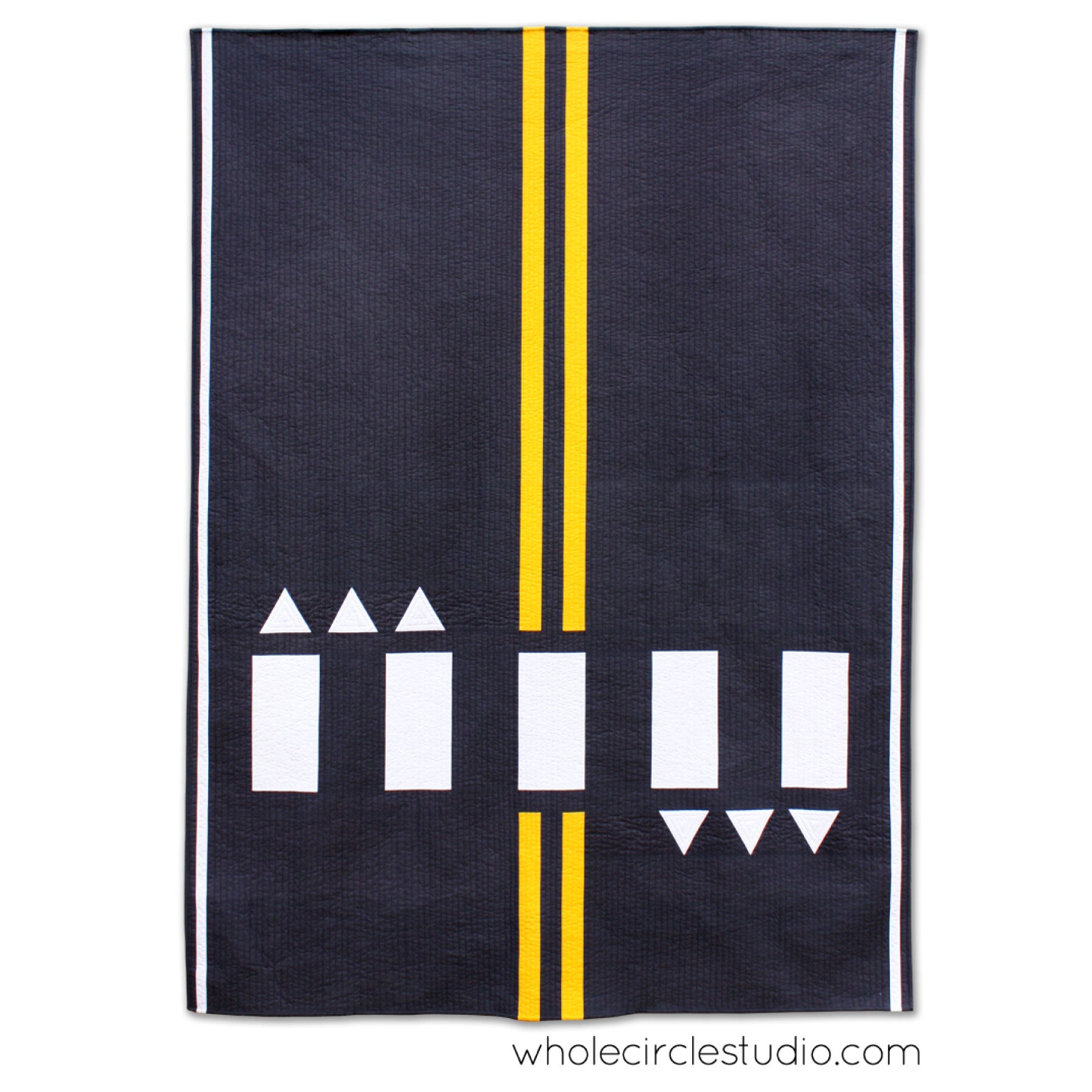 Road inspired quilt pattern