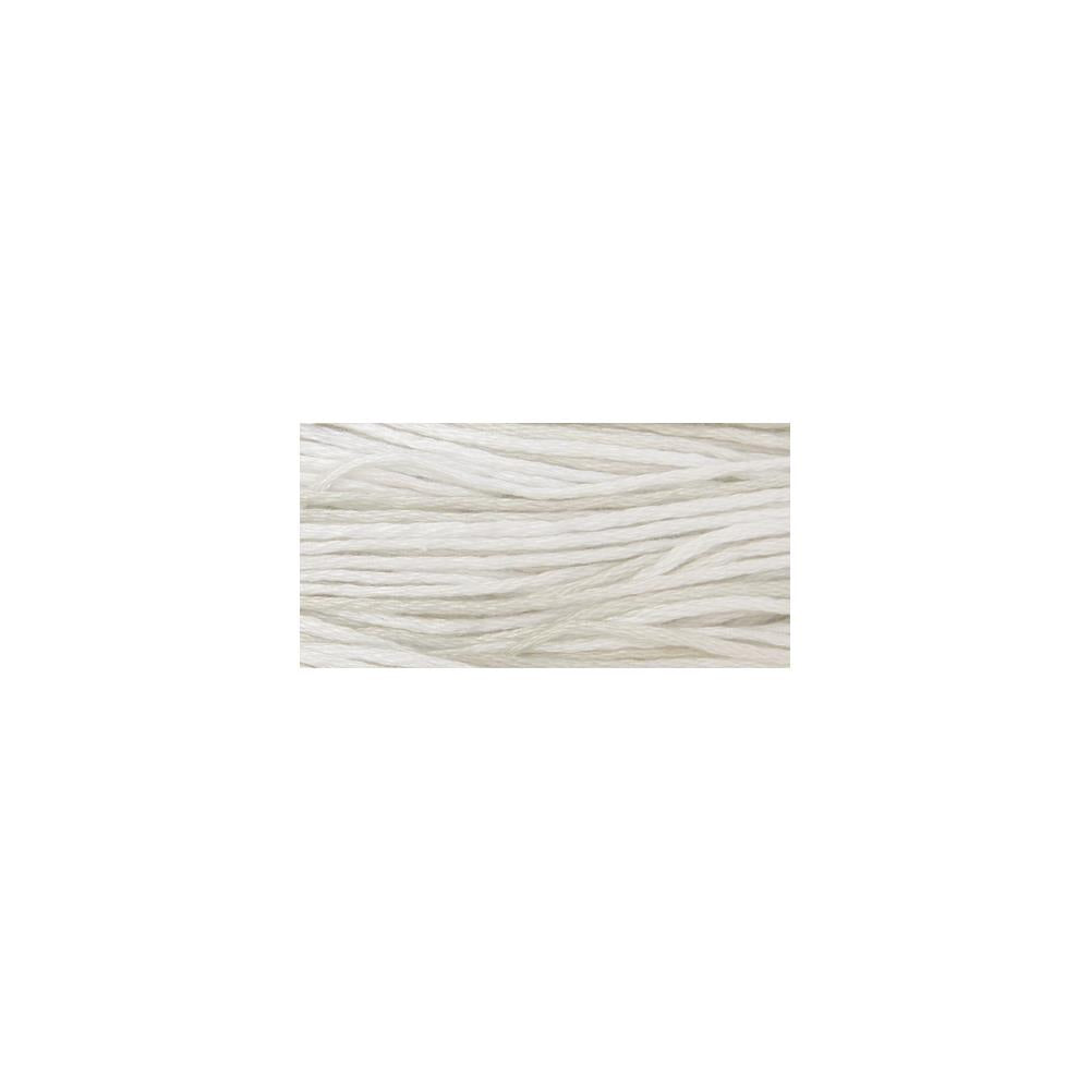6-Strand Over-Dyed Embroidery Floss 1088 White Lighting