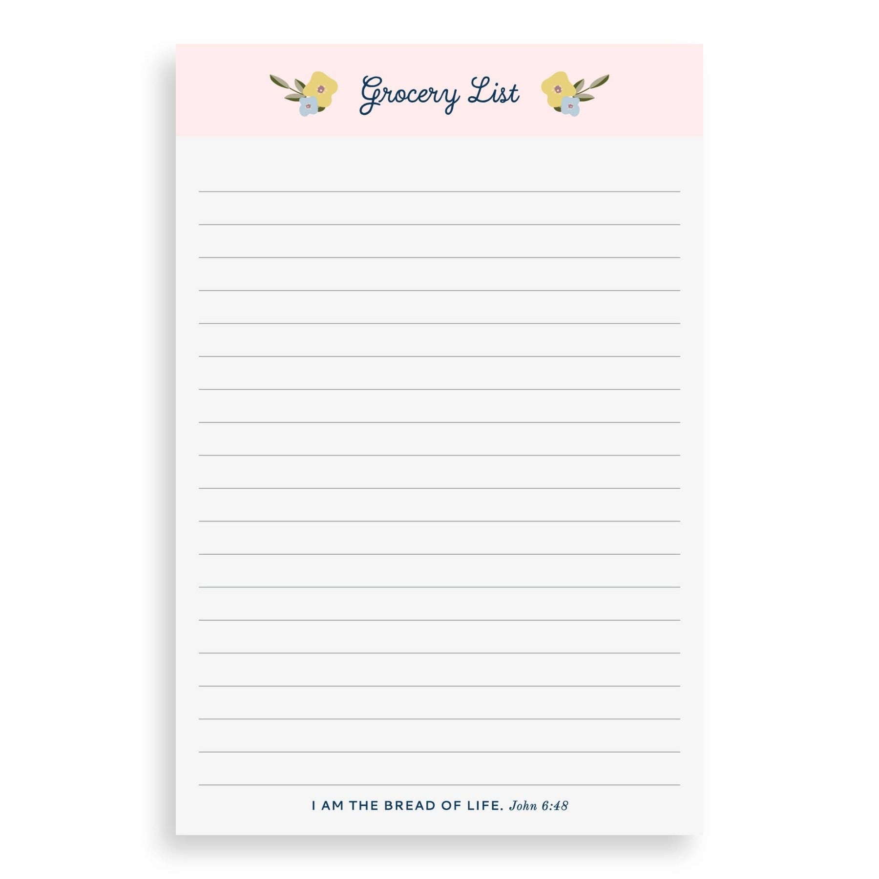 Grocery List Notepad