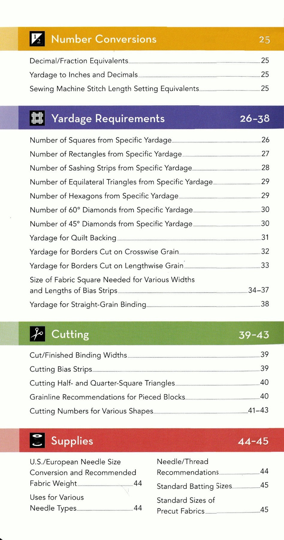 All-in-One Quilter's Reference Tool (updated) - Softcover (417282654248)