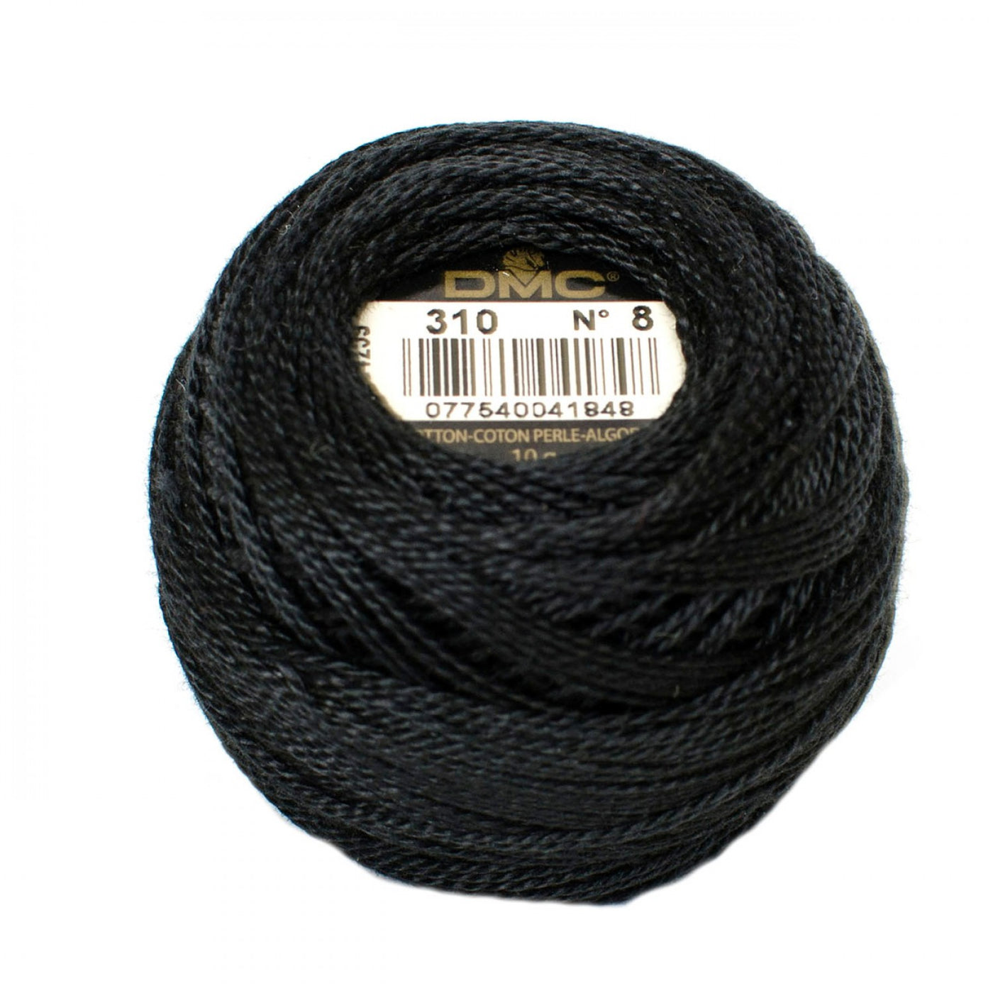 Pearl Cotton Size 12 Thread 310 Black