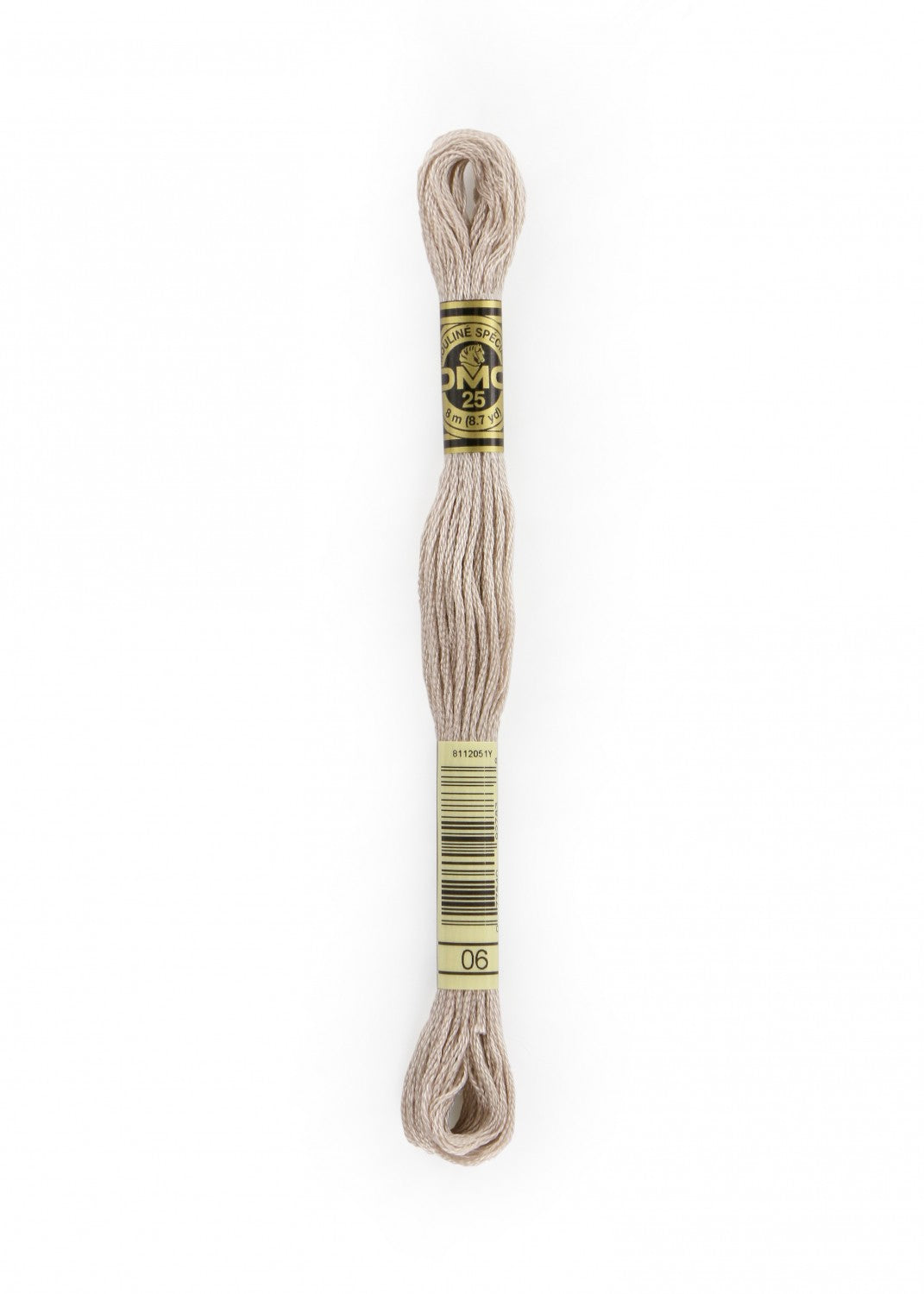 DMC 6-Strand Embroidery Floss 06 Med Lt Driftwood (4853340176429)