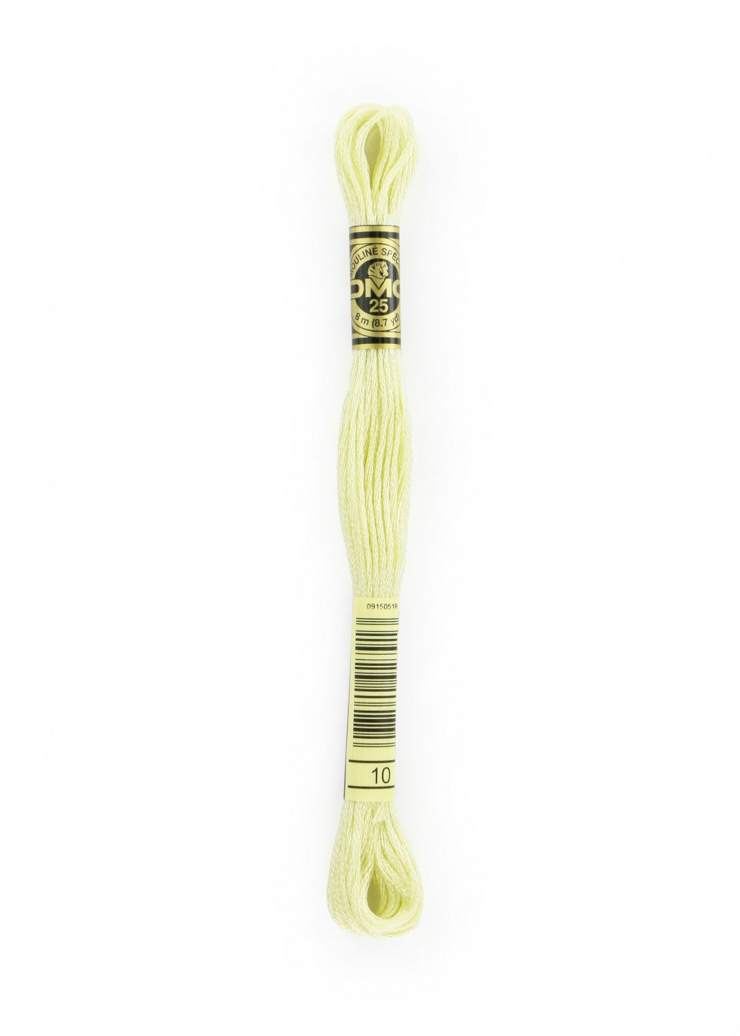 DMC 6-Strand Embroidery Floss 10 Very Lt Tender Green (4853357183021)