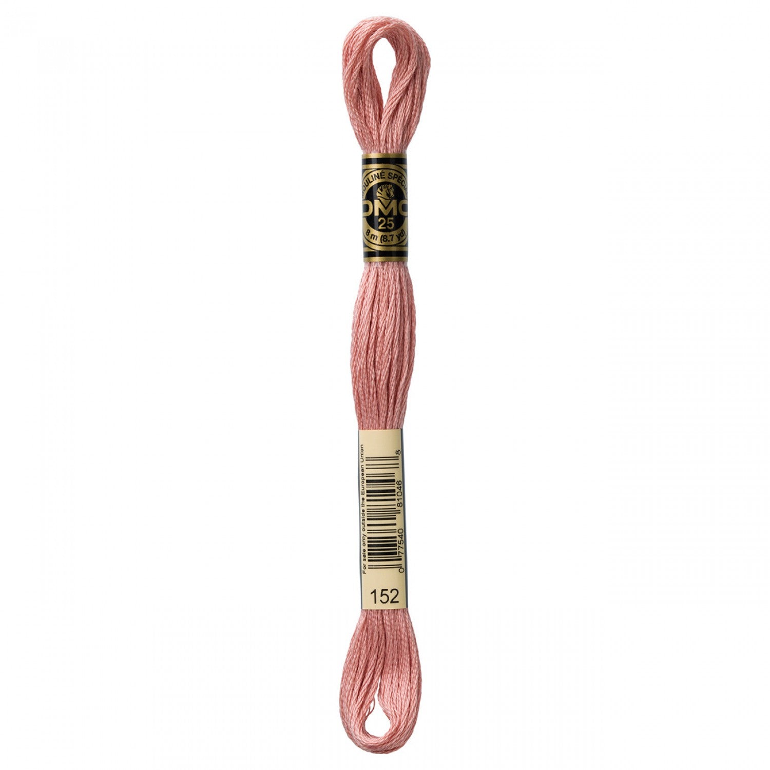 DMC 6-Strand Embroidery Floss 152 Med Lt Shell Pink (4819691470893)