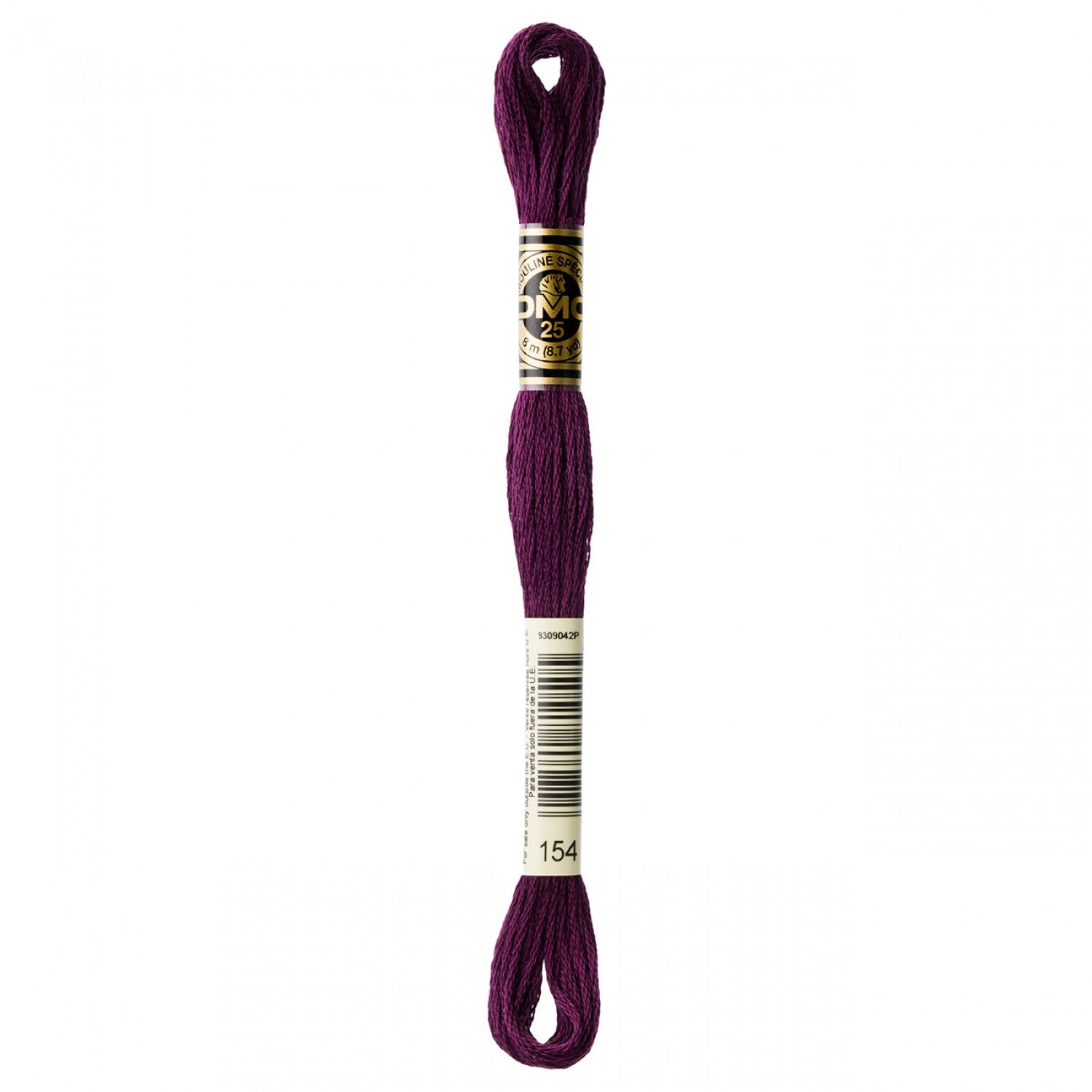 DMC 6-Strand Embroidery Floss 154 Very Dk Grape (4668807217197)