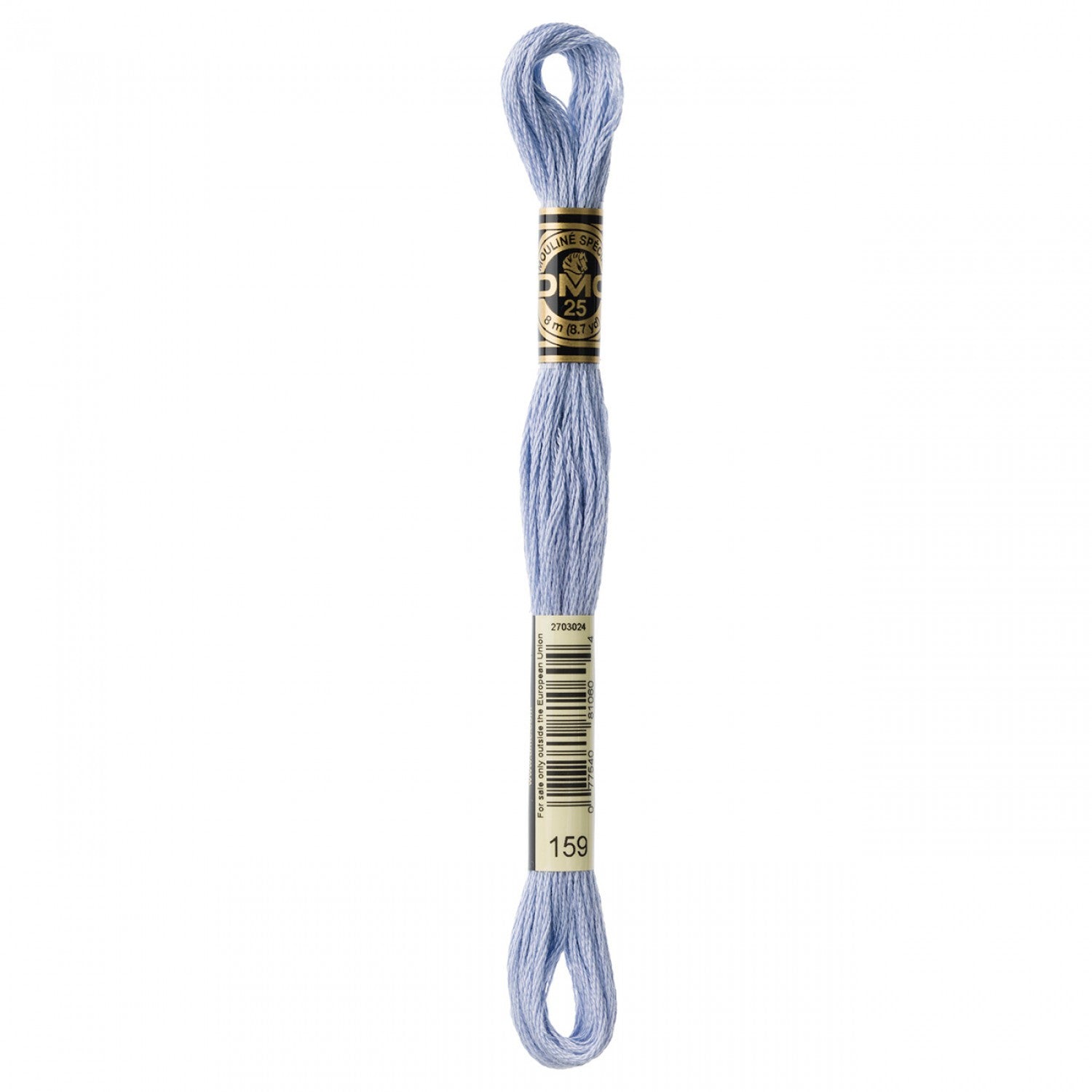 DMC 6-Strand Embroidery Floss 159 Lt Grey Blue (4777272180781)