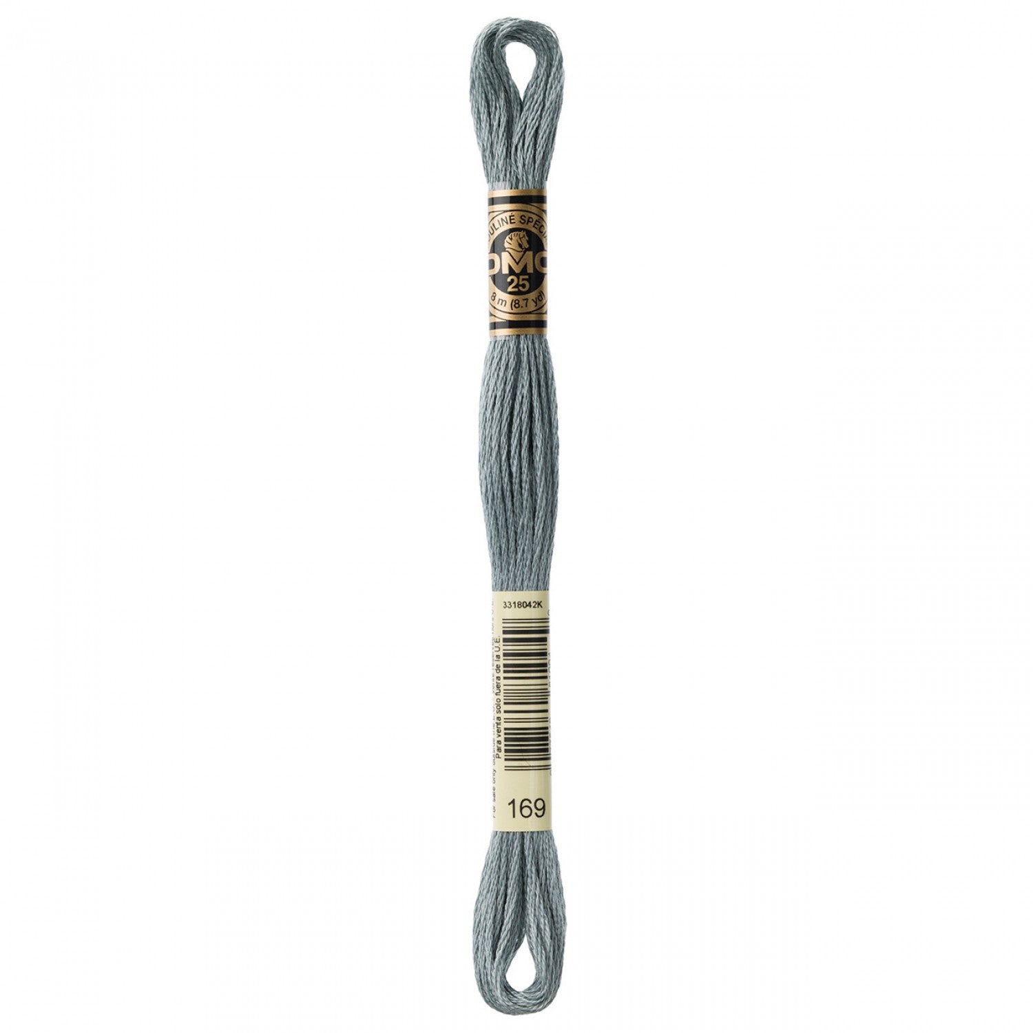 DMC 6-Strand Embroidery Floss 169 Lt Pewter (4507819606061)