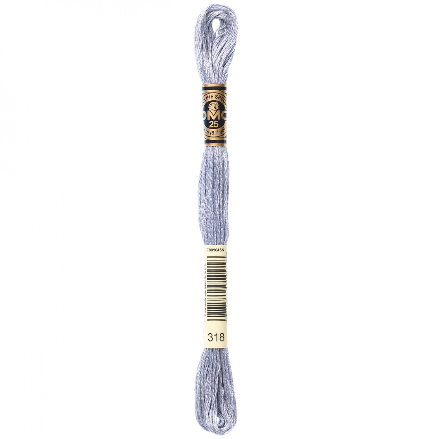 DMC 6-Strand Embroidery Floss 318 Lt Steel Grey (5243734360229)