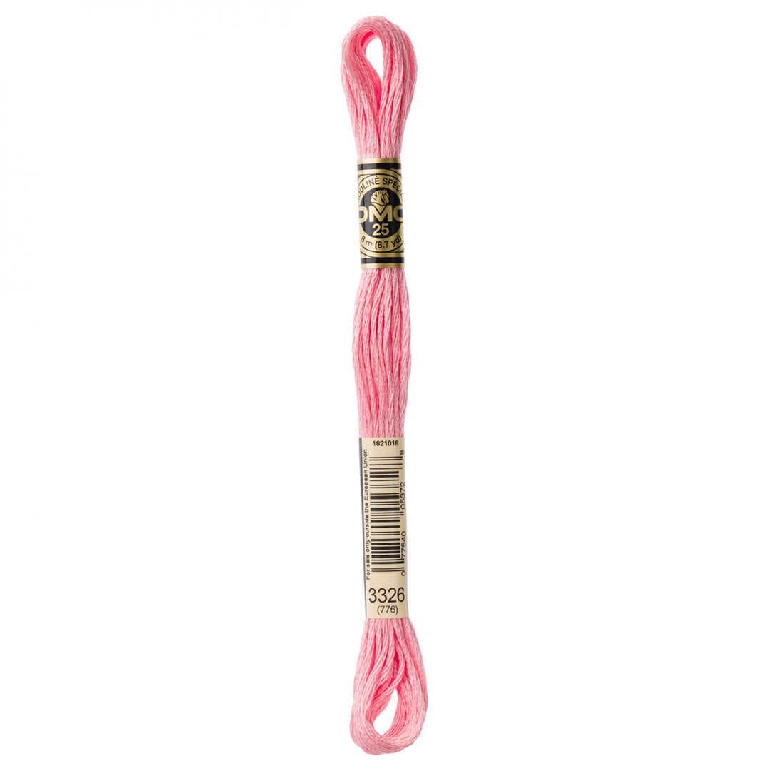 6-Strand Embroidery Floss 3326 Lt Rose (4507830288429)