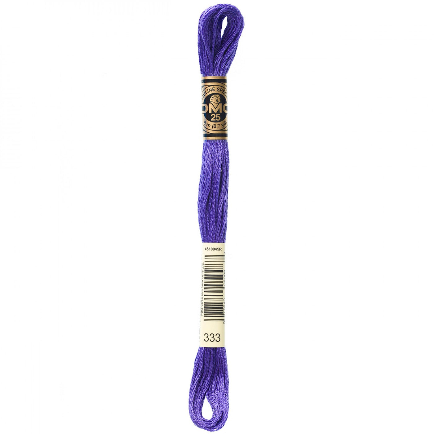 6-Strand Embroidery Floss 333 Very Dk Blue Violet (5786224984229)