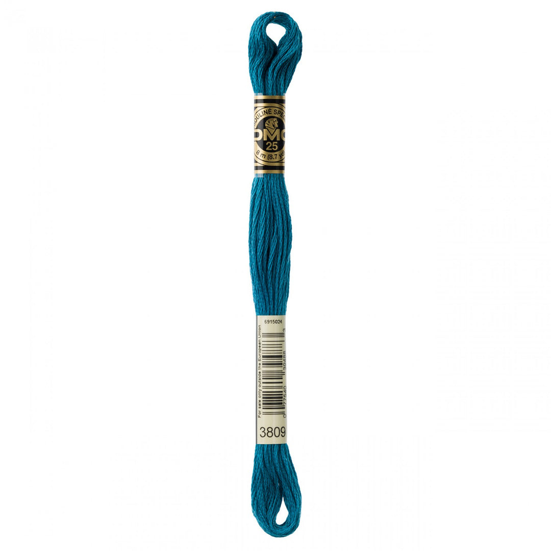 6-Strand Embroidery Floss 3809 Very Dk Turquoise