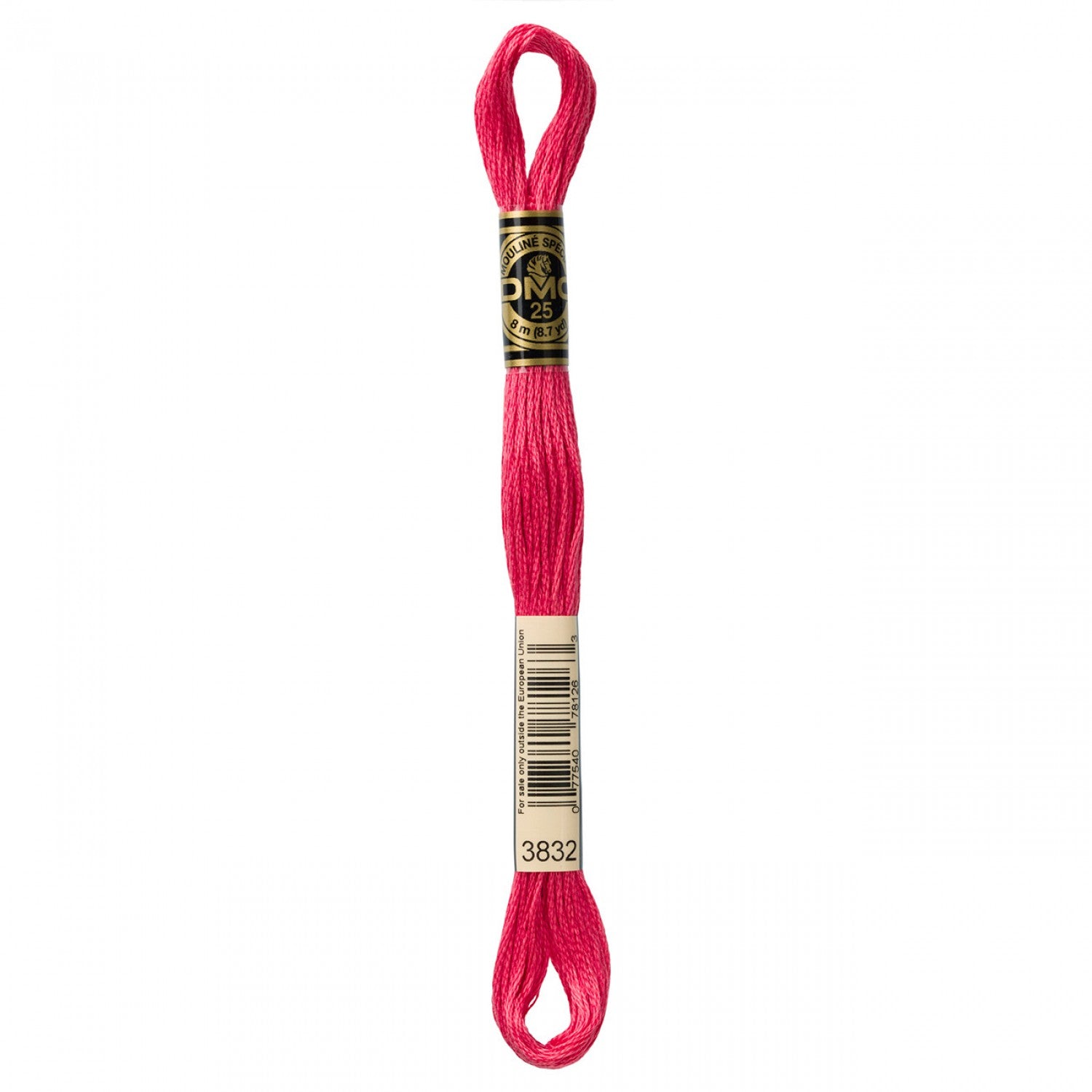 DMC 6-Strand Embroidery Floss 3832 Med Raspberry (4777457090605)