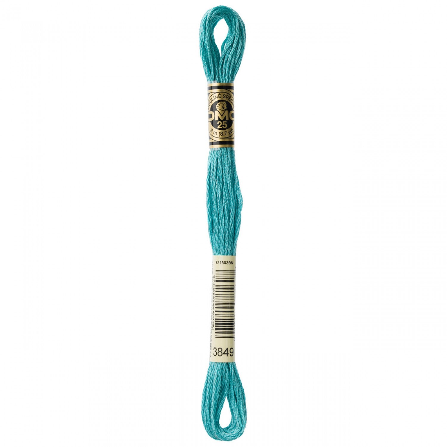 6-Strand Embroidery Floss 3849 Lt Teal Green (4515551445037)