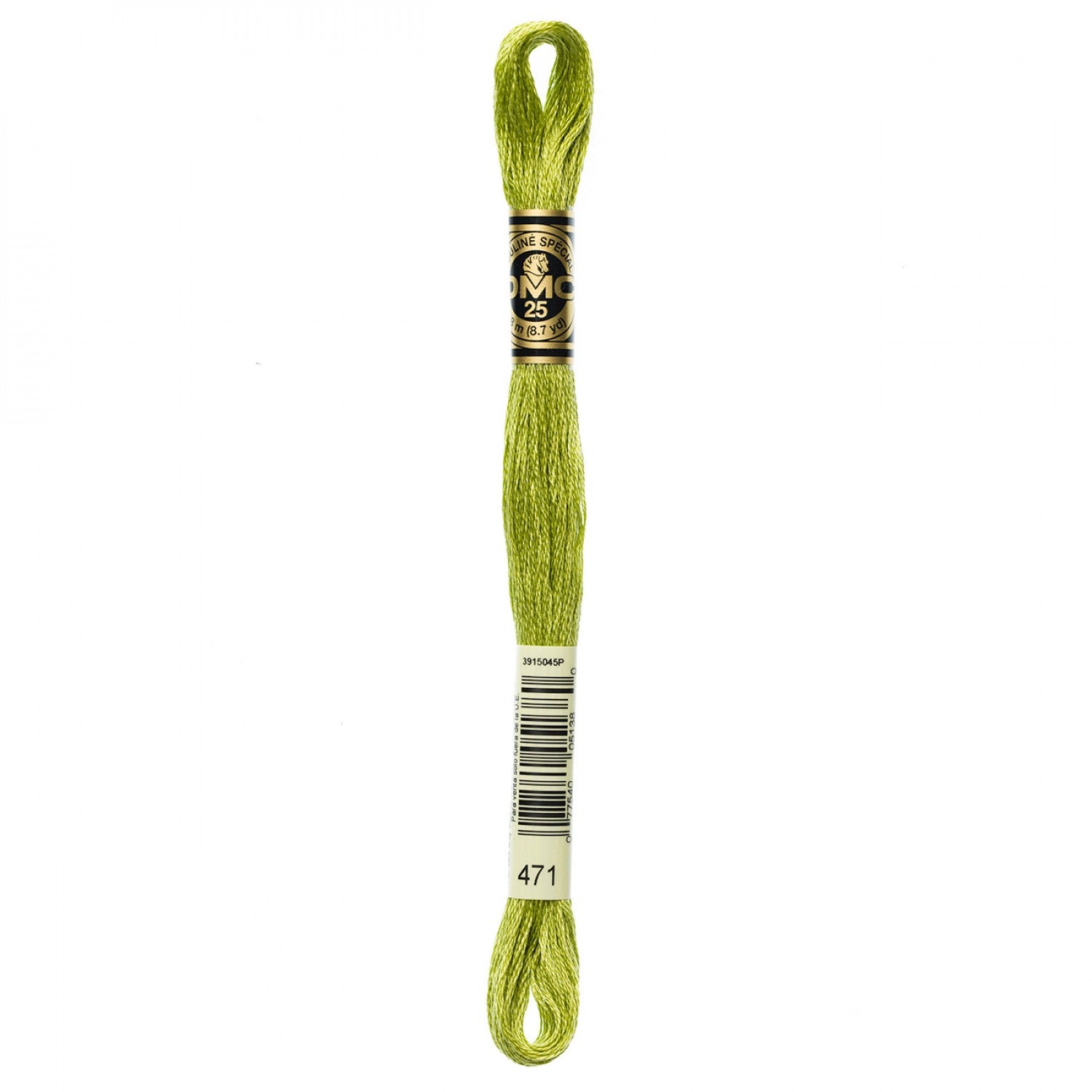 DMC 6-Strand Embroidery Floss 471 Very Lt Avocado Green (4515793141805)