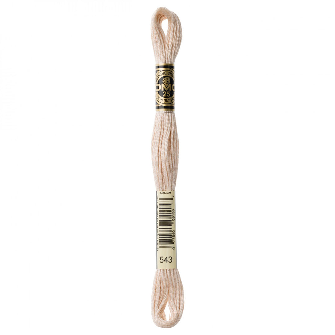 6-Strand Embroidery Floss 543 Ultra Very Lt Beige Brown (4515843604525)