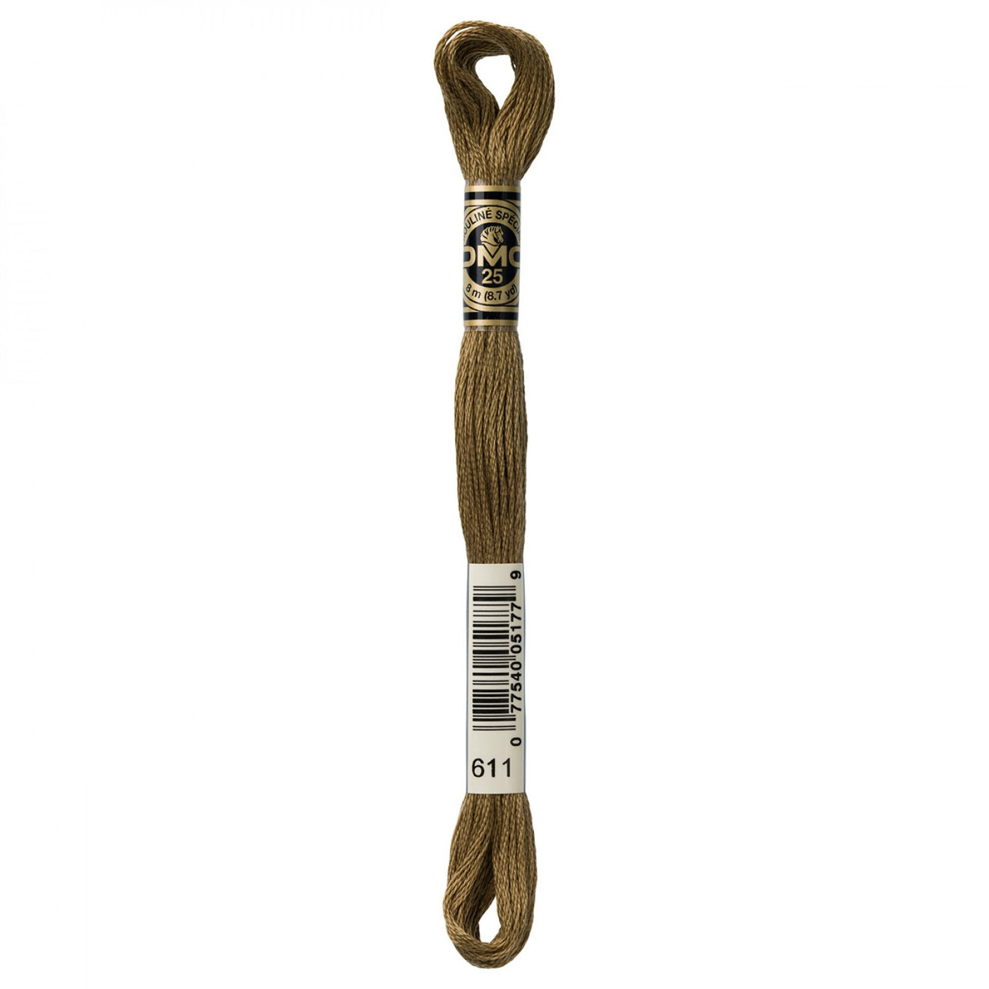 DMC 6-Strand Embroidery Floss 611 Med Drab Brown (5243734065317)