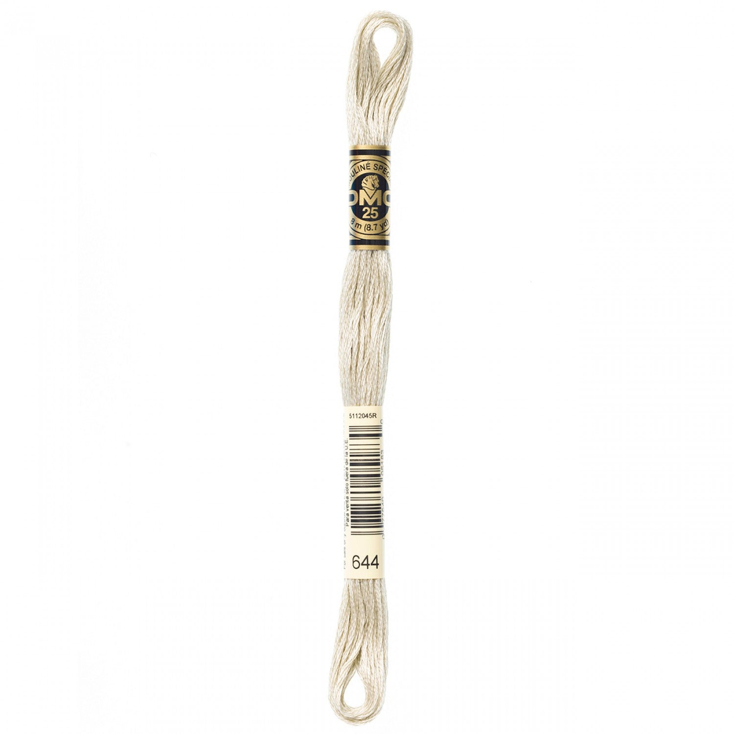 DMC 6-Strand Embroidery Floss 644 Med Beige Grey (4668830744621)