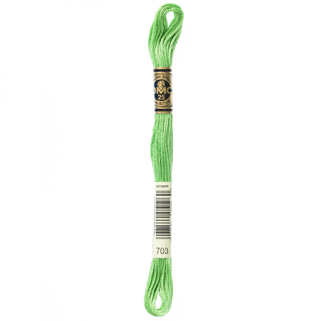 6-Strand Embroidery Floss 703 Chartreuse (4515927326765)