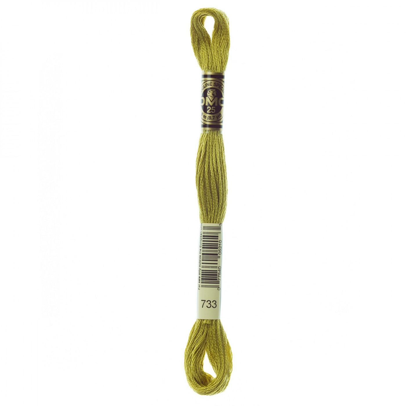 6-Strand Embroidery Floss 733 Medium Olive Green