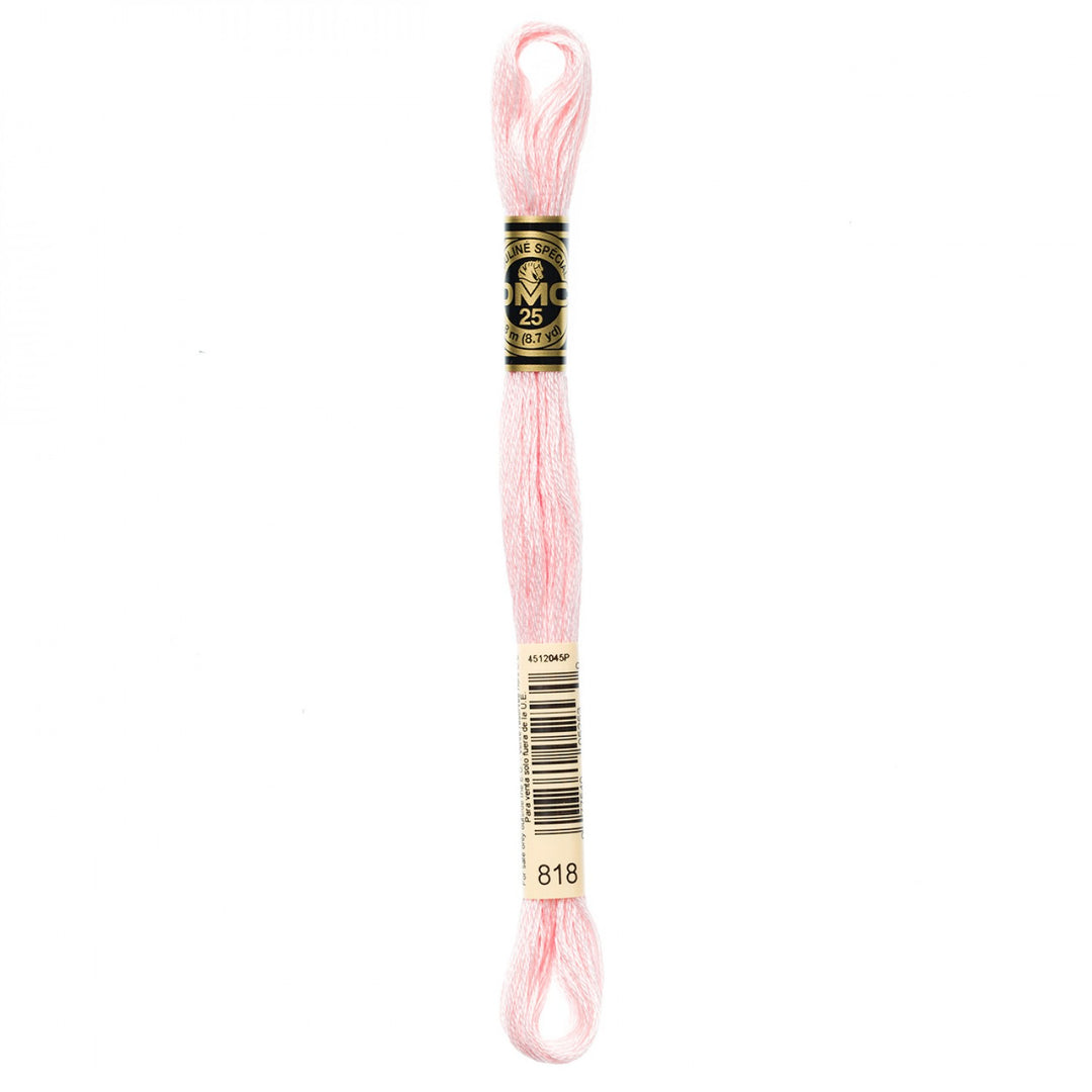 6-Strand Embroidery Floss 818 Baby Pink (4519335329837)