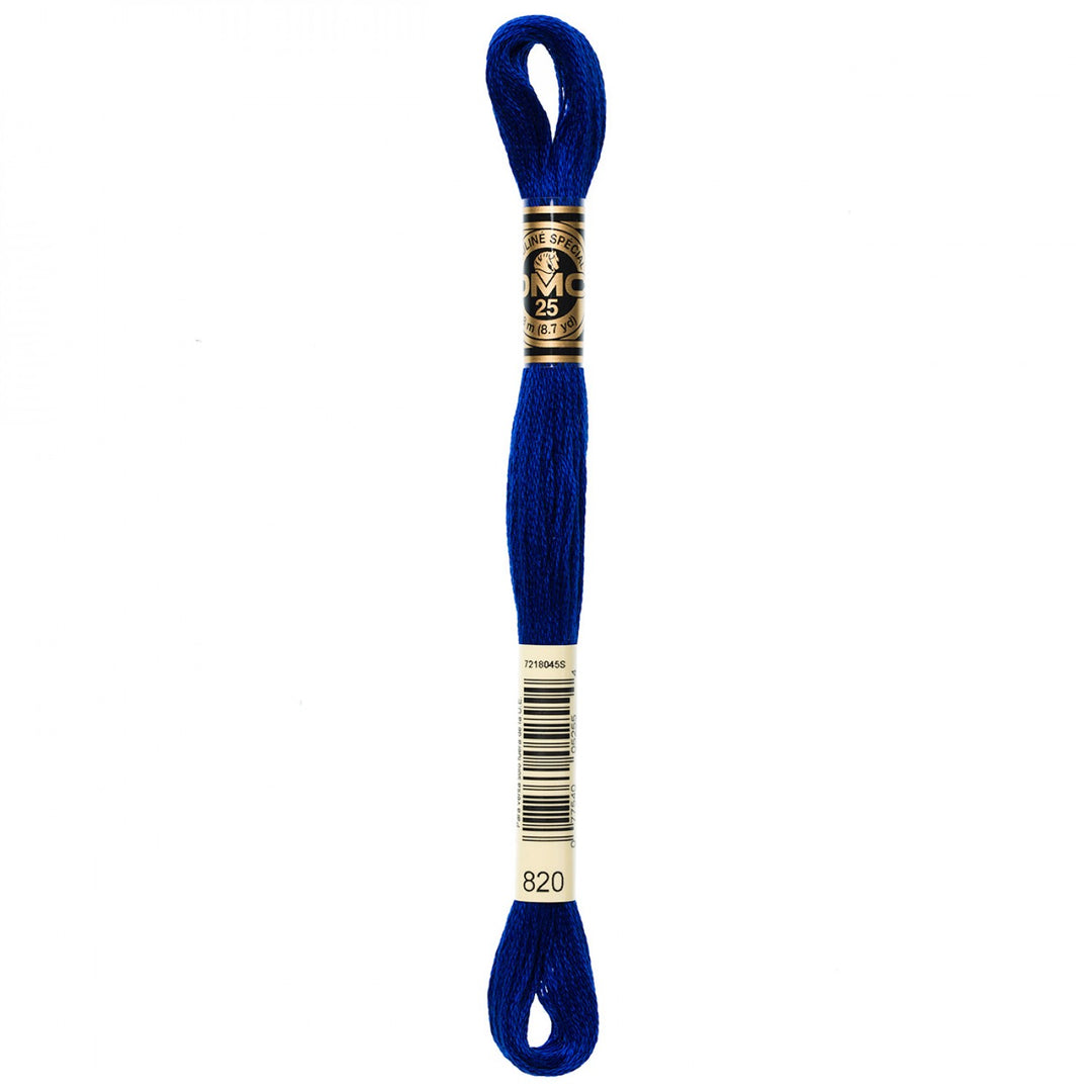 6-Strand Embroidery Floss 820 Very Dk Royal Blue (4884096974893)