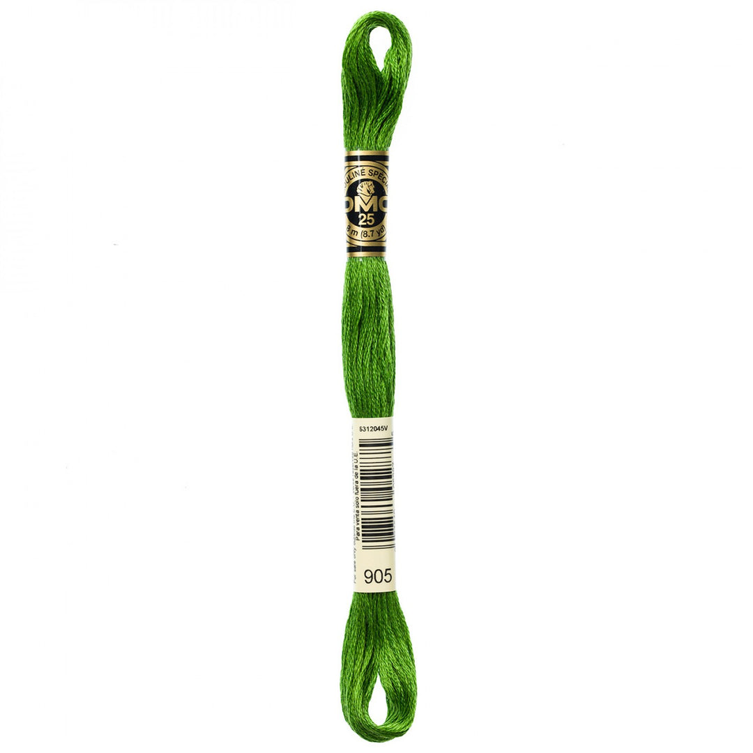 6-Strand Embroidery Floss 905 Dk Parrot Green