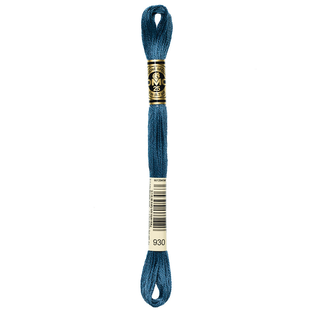 6-Strand Embroidery Floss 930 Antique Blue
