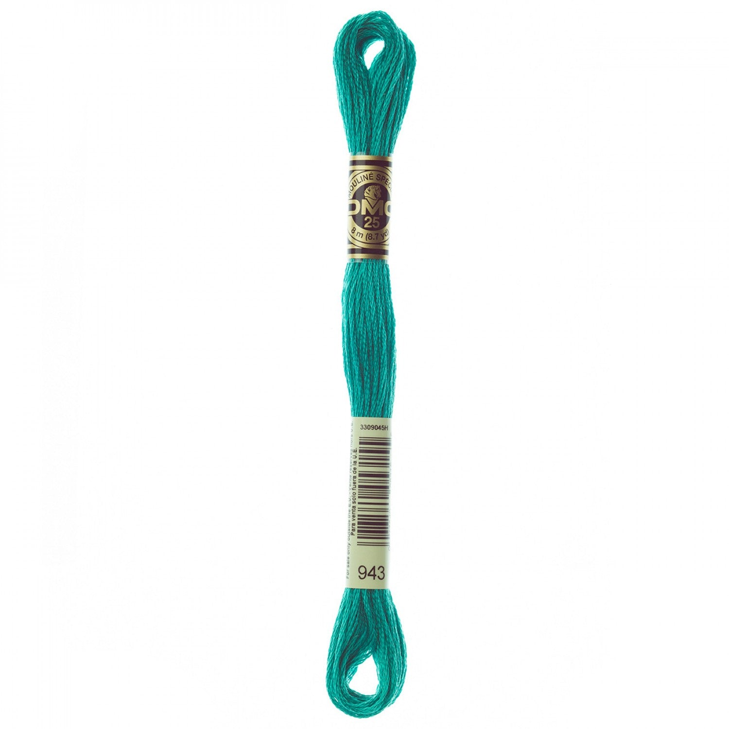 DMC 6-Strand Embroidery Floss 943 Med Aquamarine (5247468175525)