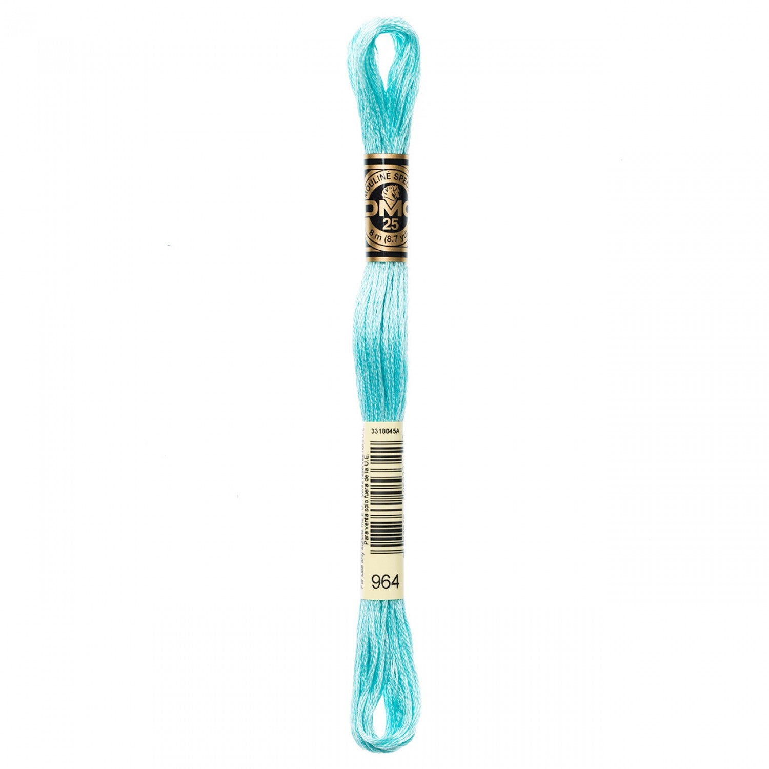 DMC 6-Strand Embroidery Floss 964 Lt Sea Green (4519941144621)