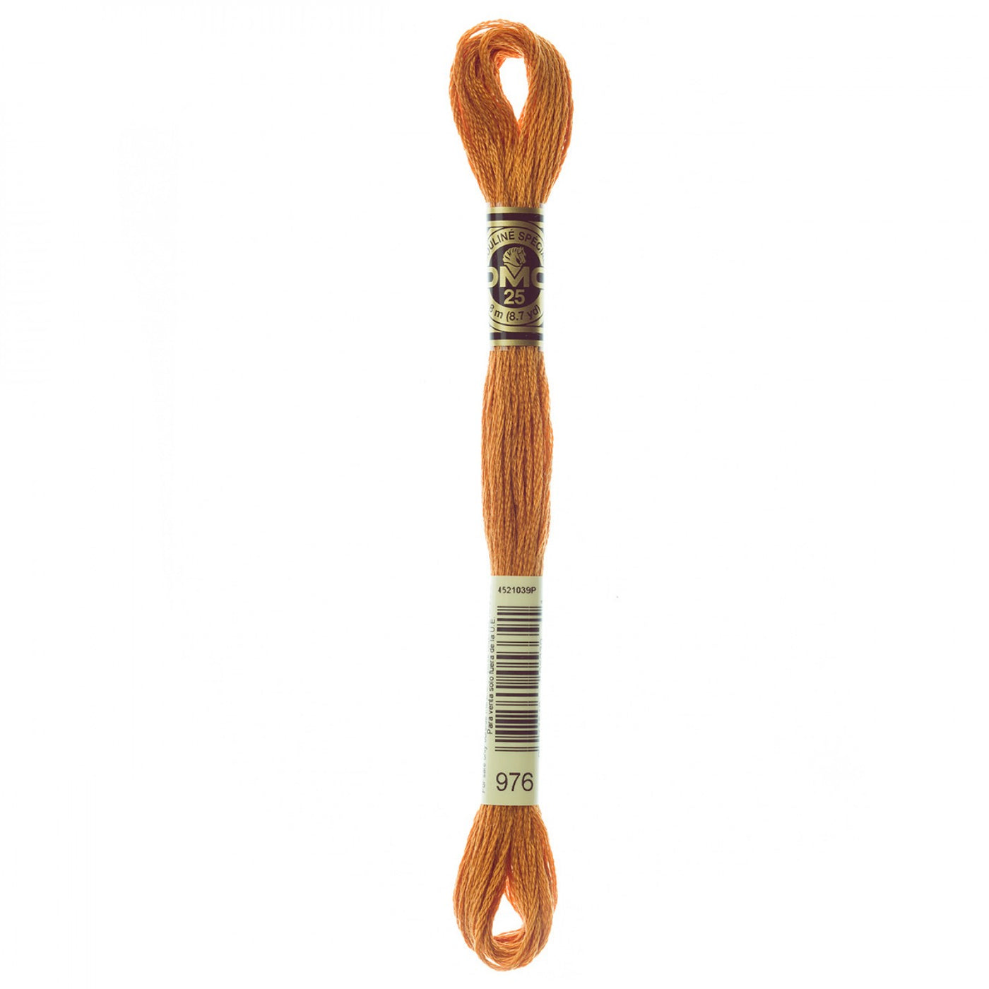DMC 6-Strand Embroidery Floss 976 Med Gold Brown (5825783824549)