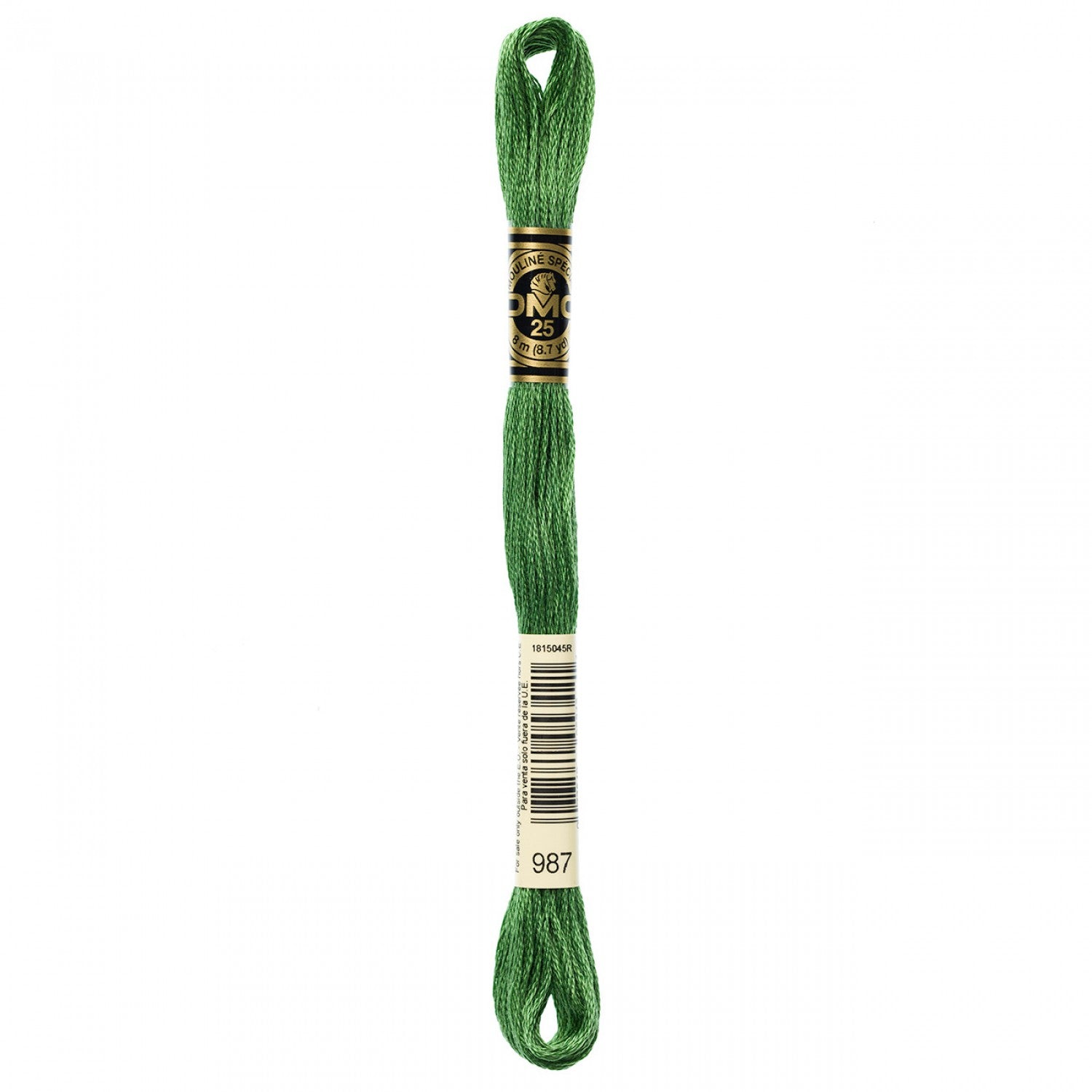 DMC 6-Strand Embroidery Floss 987 Dark Forest Green (5807421718693)