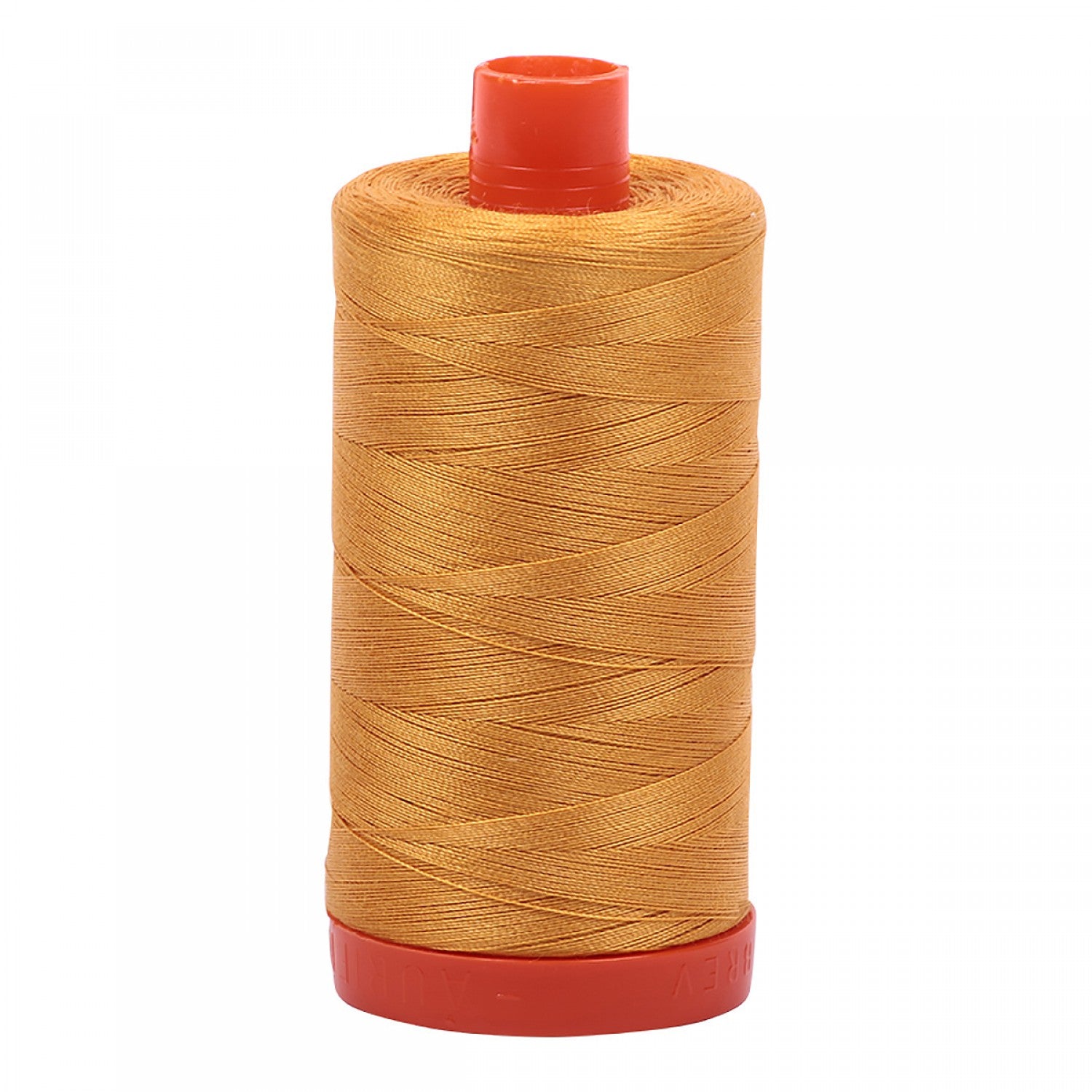 Aurifil 50wt Mako Cotton Quilting Thread 2140 Mustard Orange (5245881712805)