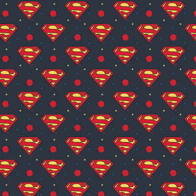 Young DC Justice League Jr Superman Logo Indigo