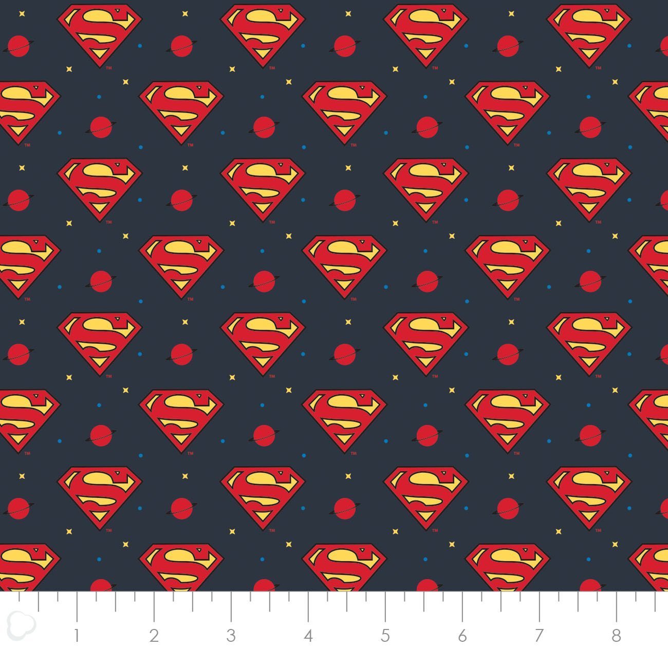 Young DC Justice League Jr Superman Logo Indigo