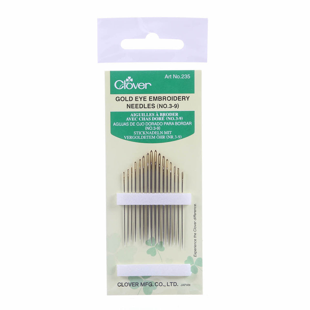 Embroidery Gold Eye Needles Assorted 16ct (4708820811821)